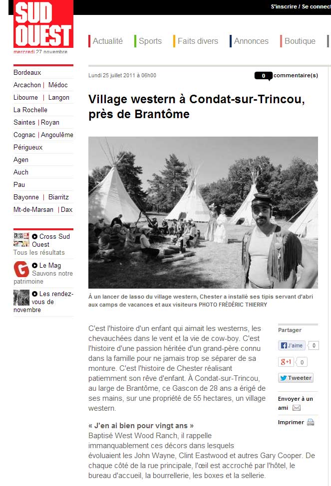 article sub ouest village western